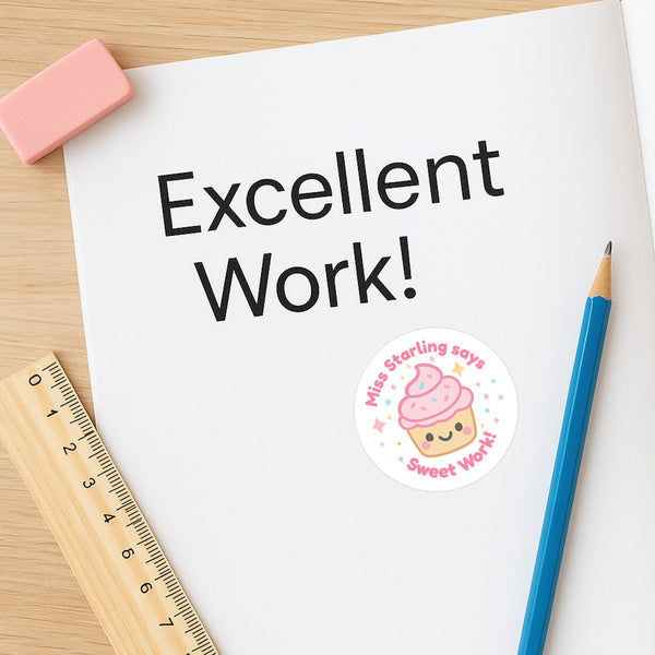 Personalised Sweet Treats Teacher Reward Stickers