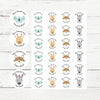 Personalised Teacher Reward Stickers Custom Name Label Cute Pastel Animals - Sticksy Prints Australia