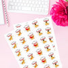 Personalised Teacher Reward Stickers Custom Name Label Tasmanian Tiger Thylacine - Sticksy Prints Australia