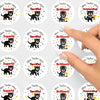 Personalised Teacher Reward Stickers Custom Name Label Tasmanian Devil - Sticksy Prints Australia
