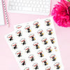 Personalised Teacher Reward Stickers Custom Name Label Tasmanian Devil - Sticksy Prints Australia