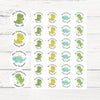 Personalised Teacher Reward Stickers – Cute Dinosaur Classroom Praise & Progress Labels