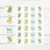 Personalised Teacher Reward Stickers – Cute Dinosaur Classroom Praise & Progress Labels - Sticksy Prints Australia