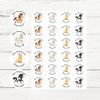 Personalised Teacher Reward Stickers – Cute Horse & Pony Classroom Praise Labels