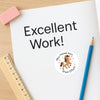 Personalised Teacher Reward Stickers – Cute Horse & Pony Classroom Praise Labels