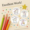 Personalised Teacher Reward Stickers – Cute Unicorn Classroom Praise & Motivation Labels - Sticksy Prints Australia
