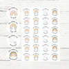 Personalised Teacher Reward Stickers Labels Rainbow & Star Collection - Sticksy Prints Australia