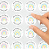 Personalised Teacher Reward Stickers – Pastel Rainbow Classroom Progress & Praise Labels - Sticksy Prints Australia