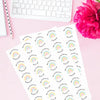 Personalised Teacher Reward Stickers – Pastel Rainbow Positive Classroom Labels - Sticksy Prints Australia