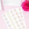 Personalised Teacher Reward Stickers – Pastel Rainbow & Star Classroom Motivation Labels - Sticksy Prints Australia