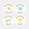 Personalised Teacher Reward Stickers – Pastel Star, Trophy & Shooting Star Classroom Praise Labels - Sticksy Prints Australia