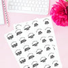 Personalised Teen Effort Stickers – Minimalist Bold Teacher Reward Stickers - Sticksy Prints Australia
