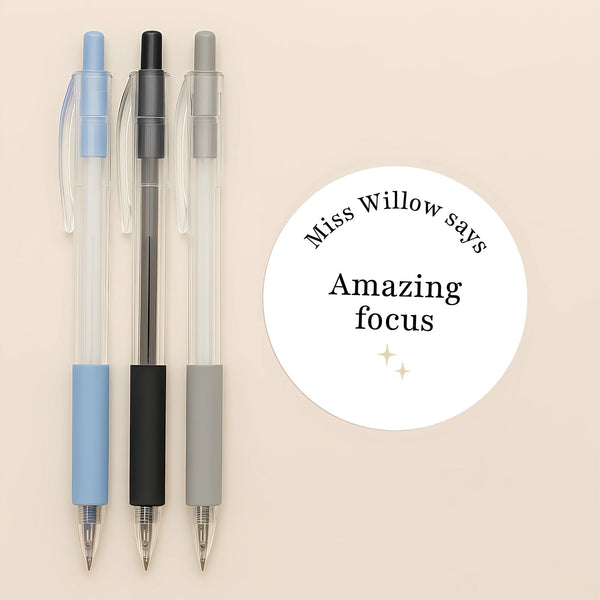 Personalised Teen Effort Stickers – Minimalist Progress & Focus Teacher Reward Stickers