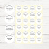 Personalised Teen Effort Stickers – Minimalist Progress & Focus Teacher Reward Stickers