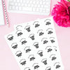 Personalised Teen Kindness Stickers – Minimalist Funny Teacher Reward Labels - Sticksy Prints Australia