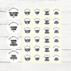 Personalised Teen Listening & Focus Stickers – Minimalist Behaviour Reward Labels - Sticksy Prints Australia