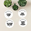 Personalised Teen Listening & Focus Stickers – Minimalist Behaviour Reward Labels - Sticksy Prints Australia