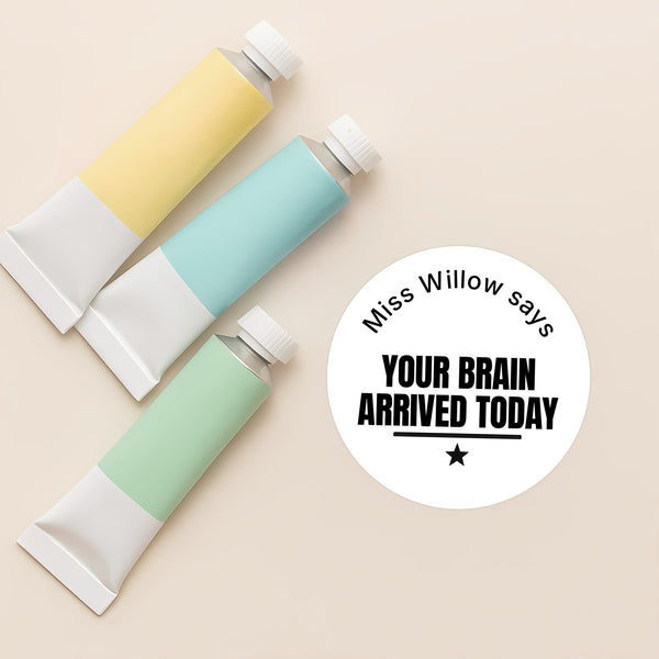 Personalised Teen Organisation Stickers – Funny Minimalist Teacher Reward Stickers