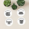 Personalised Teen Reading Stickers – Minimalist Funny Literacy Reward Labels