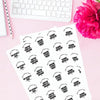 Personalised Teen Reading Stickers – Minimalist Funny Literacy Reward Labels - Sticksy Prints Australia