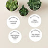 Personalised Teen Wellbeing Stickers – Minimalist Emotional Regulation Reward Stickers for Teachers - Sticksy Prints Australia