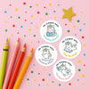 Personalised Unicorn Reading Stickers for Teachers – Cute Literacy Reward Stickers - Sticksy Prints Australia