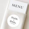 Personalised Wedding Stickers – Custom Names & Date Labels