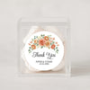 Personalised Wedding Thank You Stickers | Apricot Rose Floral Design