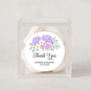 Personalised Wedding Thank You Stickers | Lavender Hydrangea & Lilac Rose Floral Design - Sticksy Prints Australia