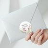 Personalised Wildflower Wedding Thank You Stickers | Rustic Meadow Favour Labels