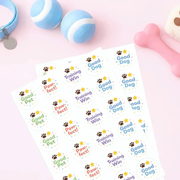 Pet Training Reward Stickers | Good Dog & Paw-fect Stickers | Made in Australia - Sticksy Prints Australia