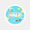 Pool Party Thank You Stickers for Kids | Summer Birthday Party Favour Labels - Sticksy Prints Australia