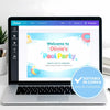 Pool Party Welcome Sign Printable | Editable Canva Template | Kids Pool Party Sign | A3 A4 US Letter - Sticksy Prints Australia