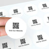 QR Code Stickers | Visit Our Website Packaging Labels - Sticksy Prints Australia