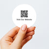 QR Code Stickers | Visit Our Website Packaging Labels