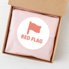 Red Flag Sticker | Dating Sticker for Journals Planners & Modern Dating Humour Minimal