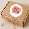 Red Flag Sticker – Funny Dating Sticker for Journals Planners & Modern Dating Humour