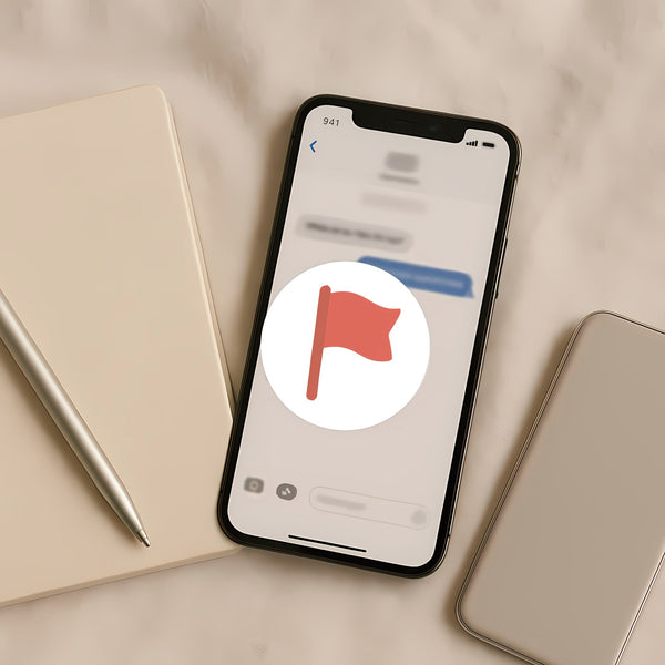 Red Flag Stickers – Funny Dating Stickers for Journals Planners & Gifts