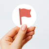 Red Flag Stickers – Funny Dating Stickers for Journals Planners & Gifts