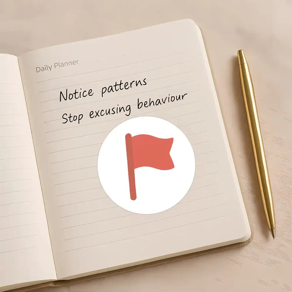 Red Flag Stickers – Funny Dating Stickers for Journals, Planners & Gifts - Sticksy Prints Australia