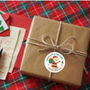 Santa Snowboarding Personalised Christmas Stickers – North Pole Delivery - Sticksy Prints Australia