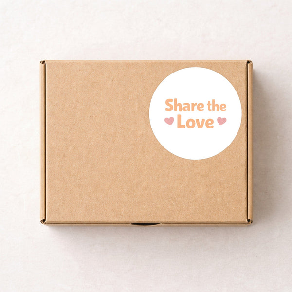 Share the Love Stickers | Small Business Packaging Stickers