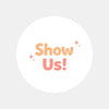 Show Us! Stickers | Encourage Customer Photos & Social Sharing | Small Business Packaging Labels