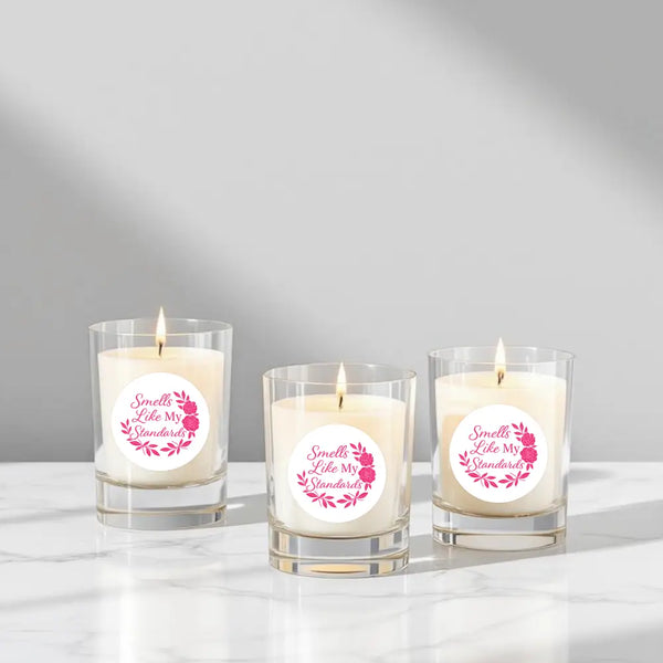 “Smells Like My Standards” Candle Label Stickers