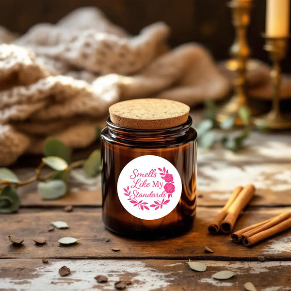 “Smells Like My Standards” Candle Label Stickers