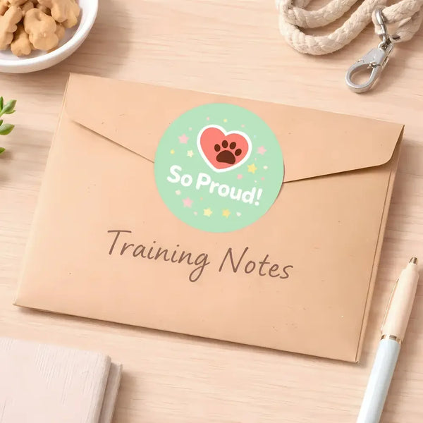 So Proud Pet Training Reward Stickers | Positive Reinforcement Stickers for Dogs & Puppies - Sticksy Prints Australia