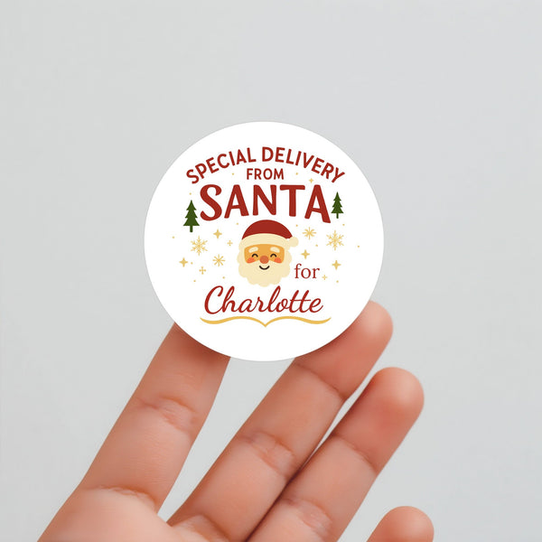Special Delivery From Santa – Personalised Christmas Stickers