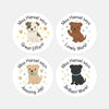 Staffordshire Dog Reward Stickers Teacher Praise Classroom Stickers - Sticksy Prints Australia