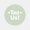 Tag Us Stickers | Sage Green Social Media Packaging Stickers for Small Businesses - Sticksy Prints Australia