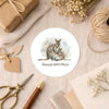 Tasmanian Pademelon Sticker – Always With Mum Mother & Joey Wildlife - Sticksy Prints Australia